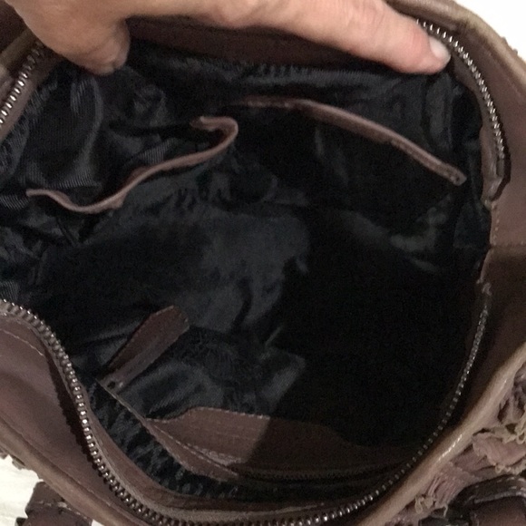 Burberry Old Rose Ruffled Leather Lowry Bag - Picture 14 of 15